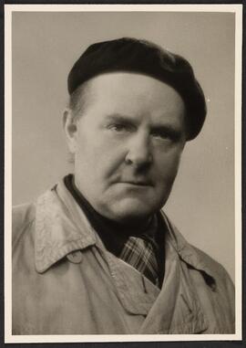 Portrait photographique de Charles-Albert Cingria, sans auteur, décembre 1947 (Fonds François Lachenal, CLSR)