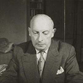 Portrait photographique de Pierre-Louis Matthey, envoyé à Margrit Inderbitzin, [1955] (Fonds Pierre-Louis Matthey, CLSR).